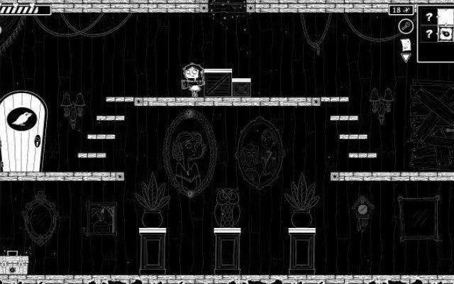 Eyes in the Dark review: a black and white roguelite