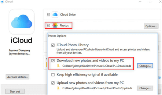 Como transferir fotos do iPhone para o Windows PC