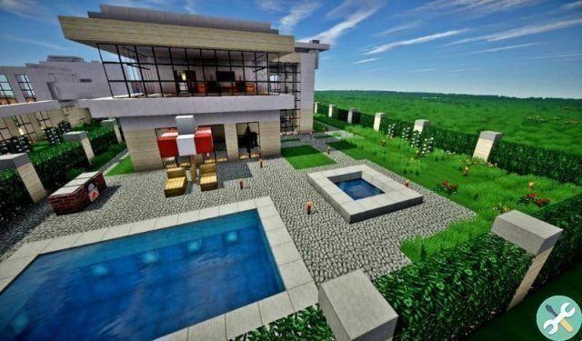 How to create an epic mansion in Minecraft - A super modern mansion