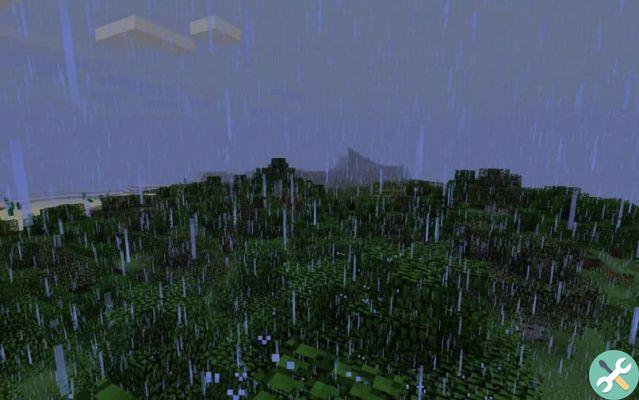 Comment faire pleuvoir et arrêter de pleuvoir dans Minecraft - Commande Rain