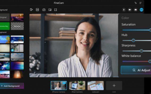 Usando o iPhone como uma webcam? Com a FineCam você pode!
