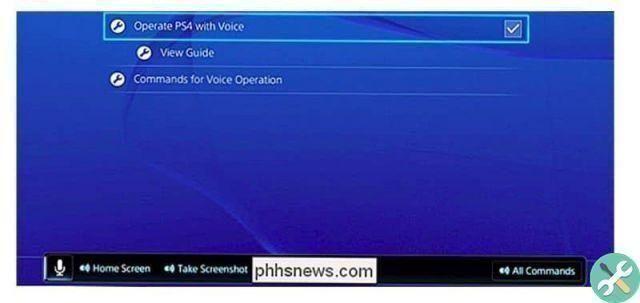 Fonctionnement et utilisation des commandes vocales sur PlayStation 4