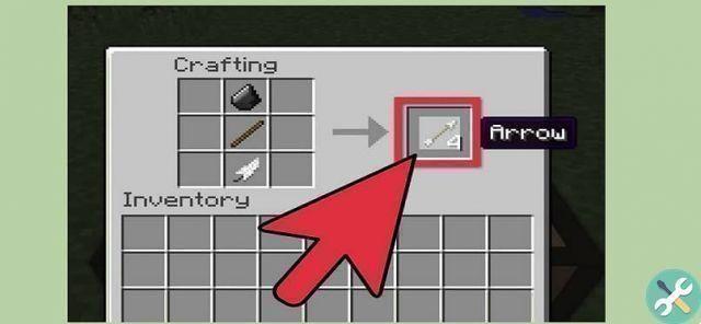 How to make or create a bow and arrow in Minecraft? Very easy!