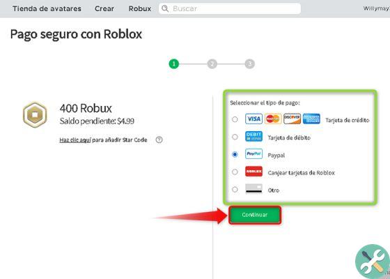 Como comprar Robux para Roblox