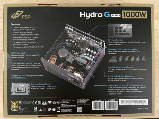 Revisión de Hydro G Pro 1000W: potencia bruta y rendimiento superior