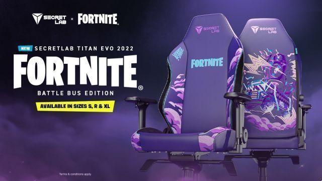 Secretlab x Fortnite: ¡aquí está la nueva silla de batalla!