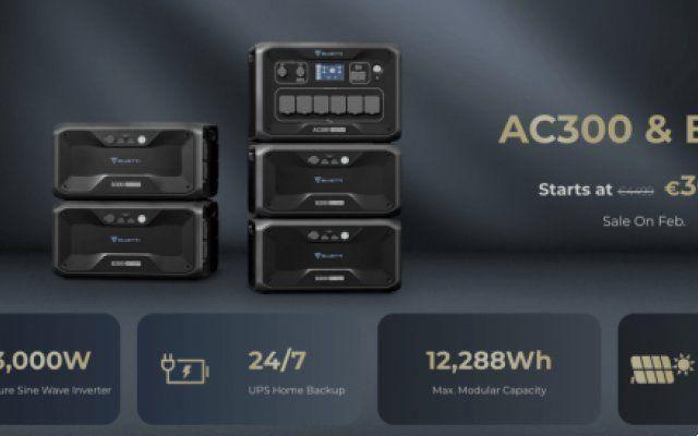 BLUETTI launches the AC200MAX and AC300 expandable power stations in Europe